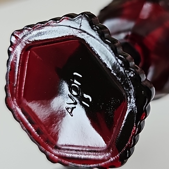 Avon Cape Cod Ruby Red Small 3oz Wine Glasses, S/6 - Picture 6 of 6